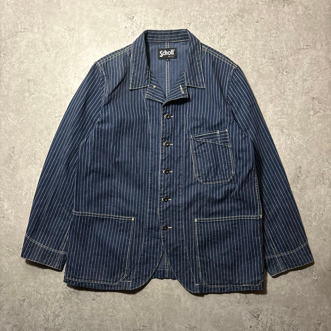 Schott ショット オールドヒッコリー デニムカバーオール デニムジャケット