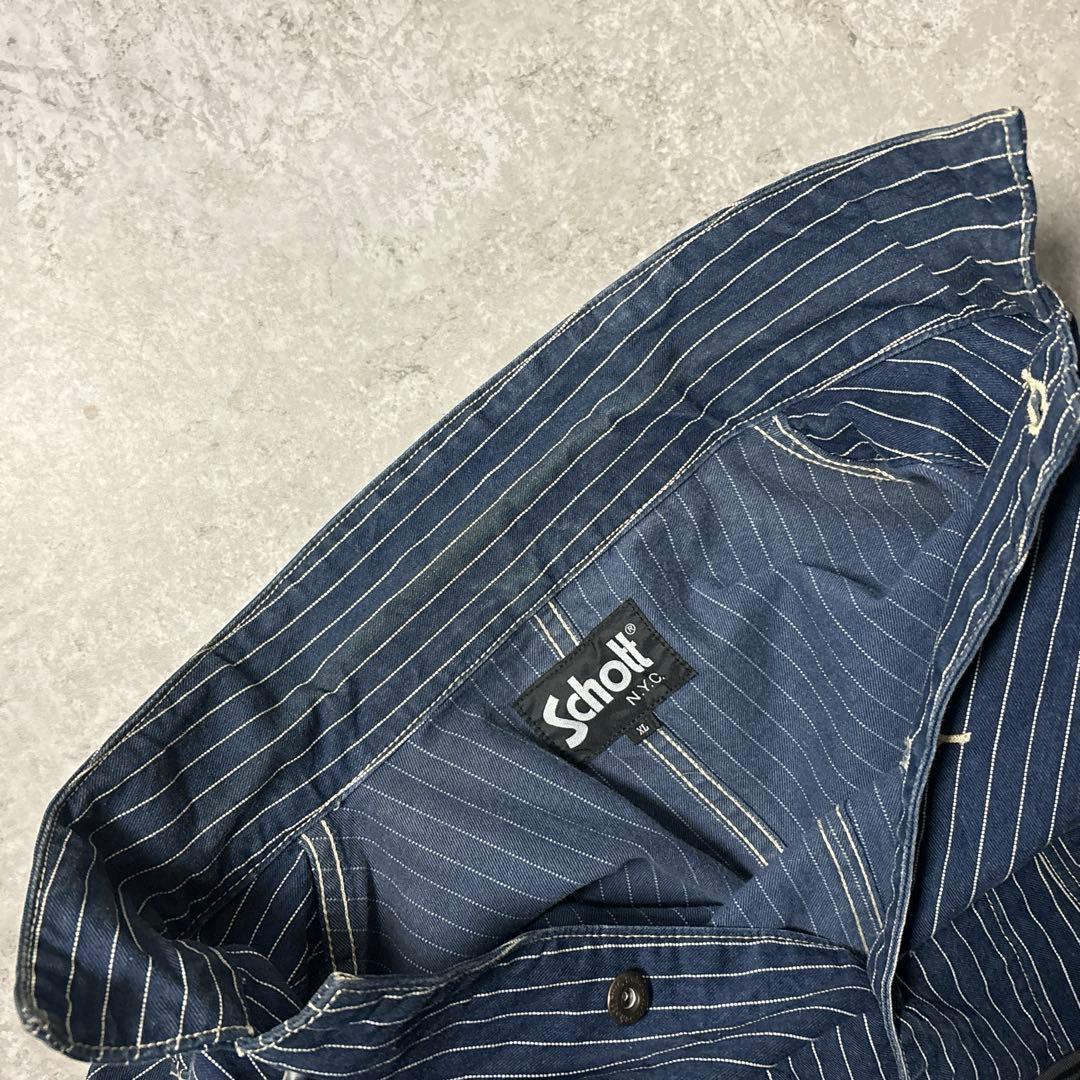 Schott ショット オールドヒッコリー デニムカバーオール デニムジャケット