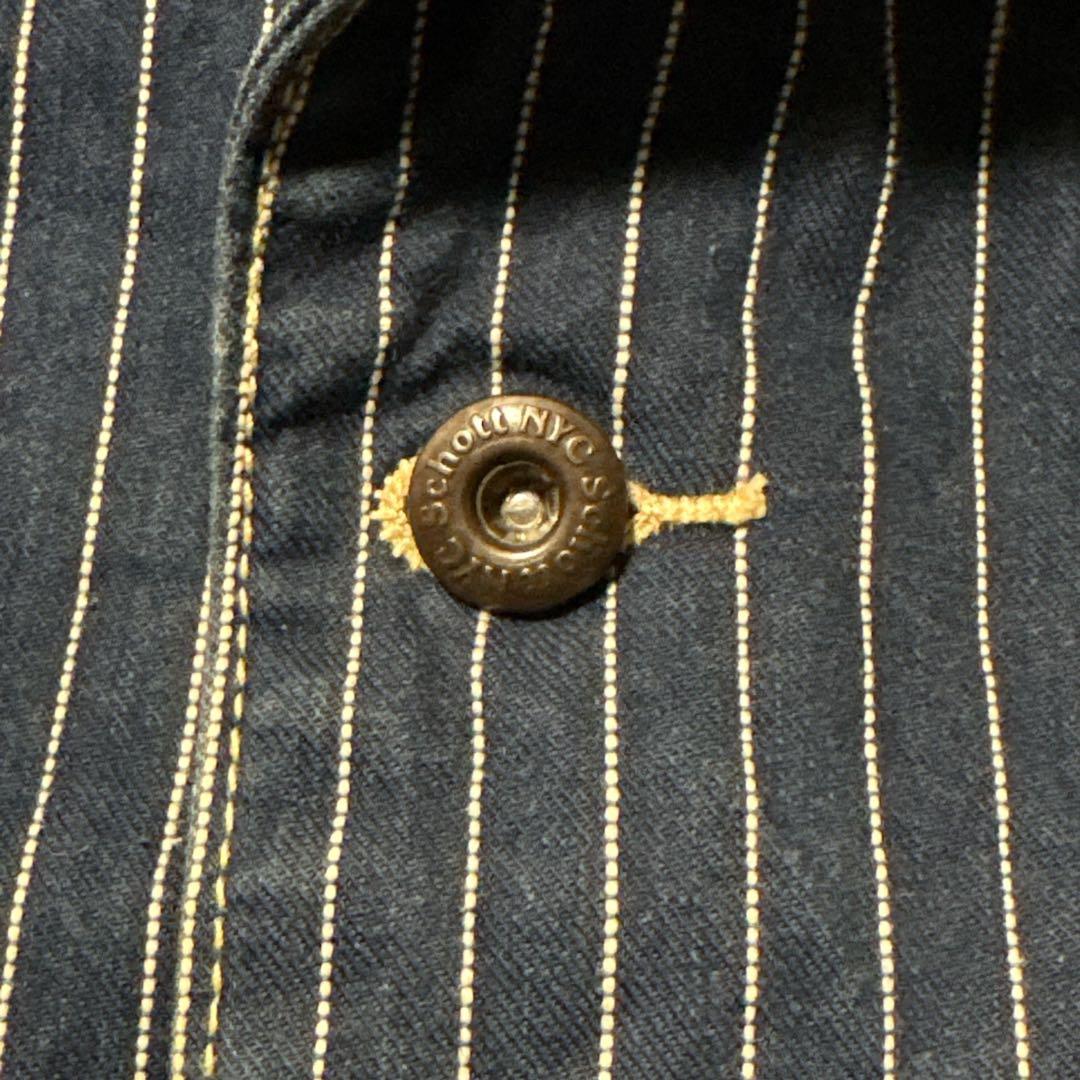 Schott ショット オールドヒッコリー デニムカバーオール デニムジャケット