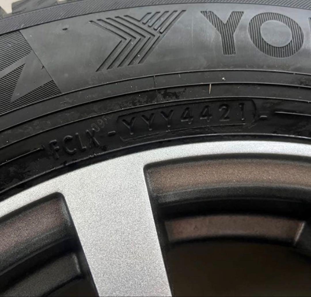 美品Yokohama 15インチ スタッドレスホイールセット4本
