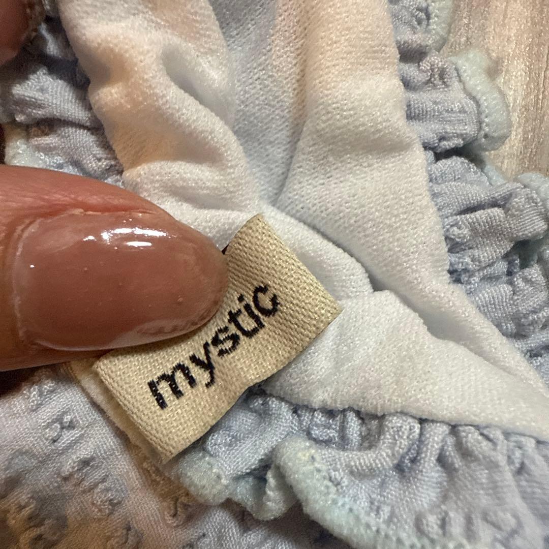 mystic シャーリングスイムウェア 水着 ブルー