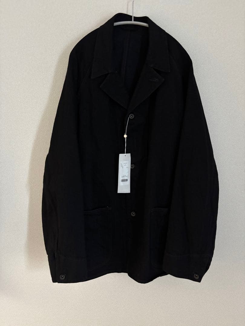 [定価以下] COMOLI ブラックデニムワークジャケット　4