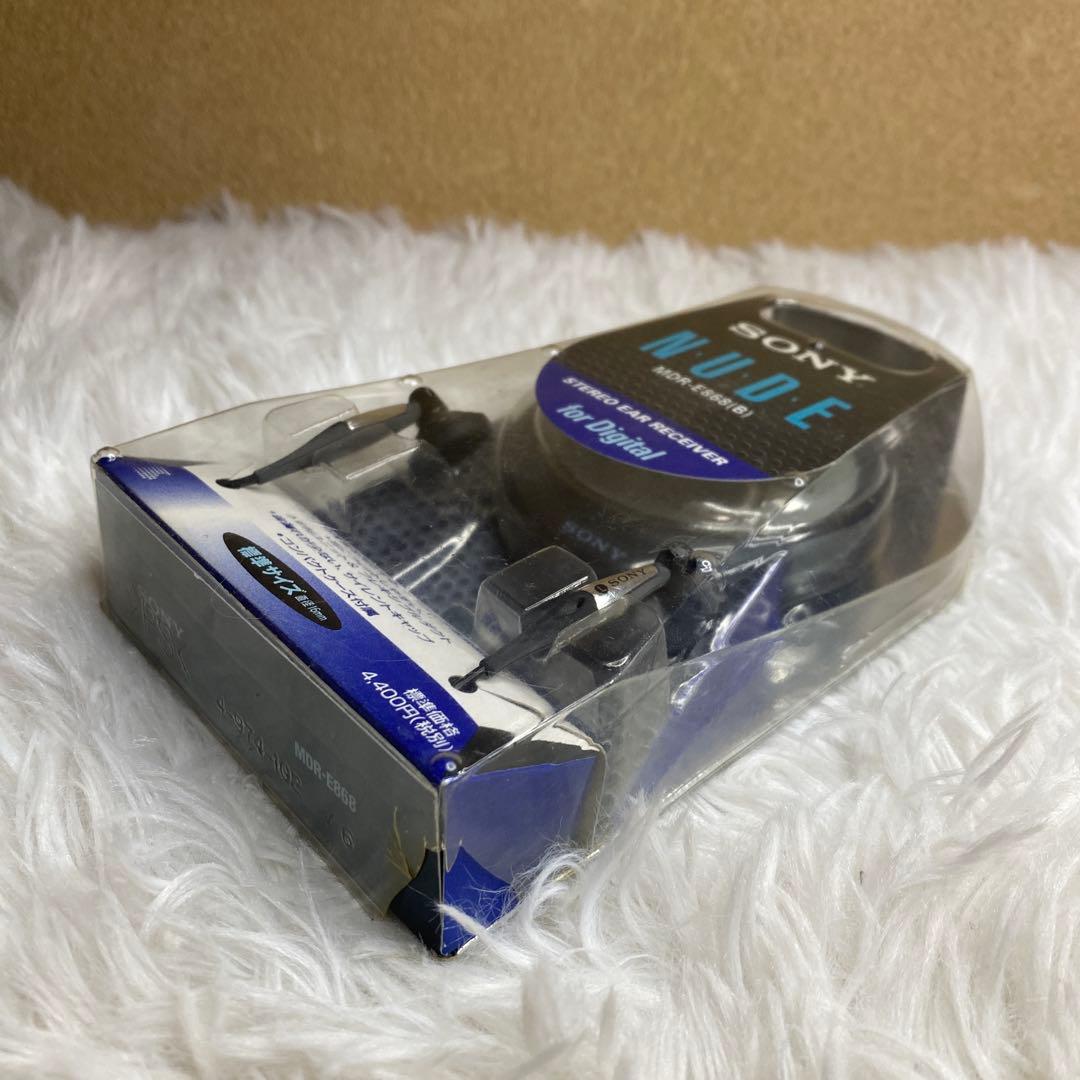 【未使用】ソニー　NUDE イヤホン　MDR-B868(B)