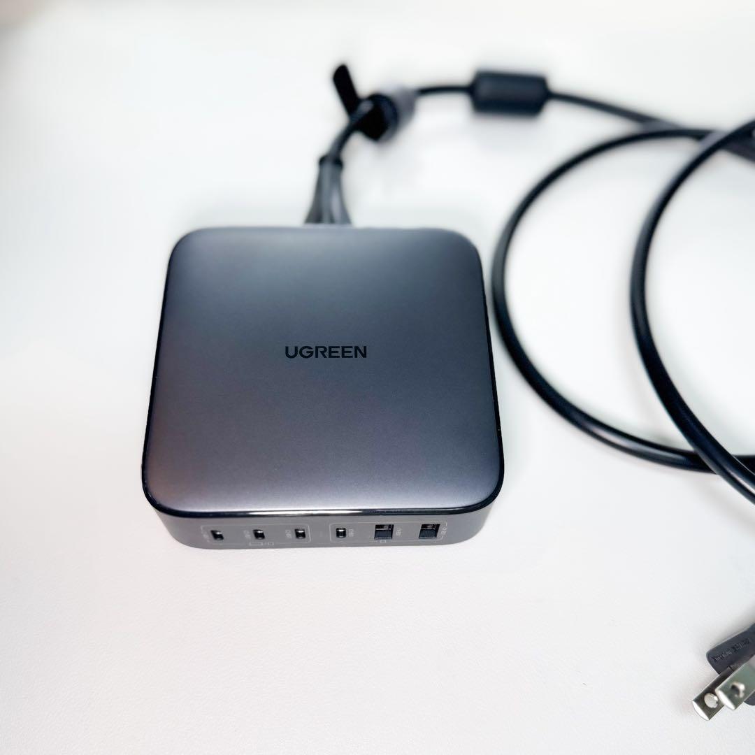 UGREEN Nexode 200W 充電器 6ポート GaNIII 急速 卓上