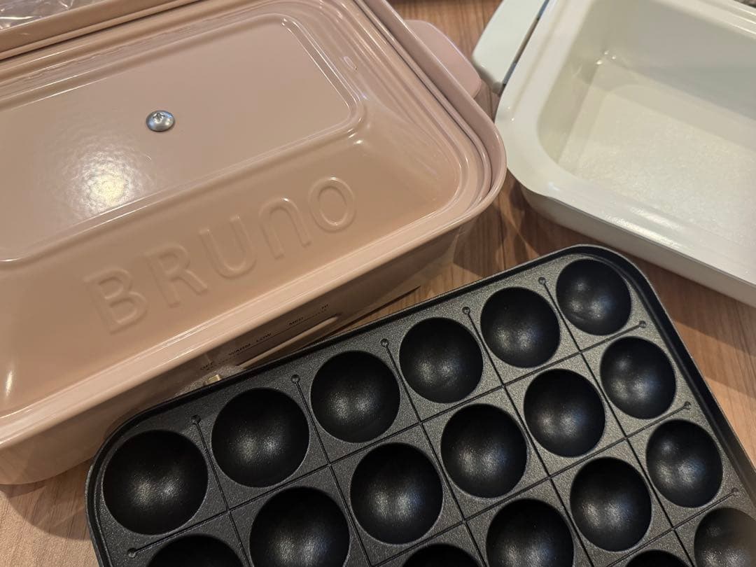 限定セール〈 ピンクベージュ 〉ブルーノ BRUNO ホットプレート 深皿新品