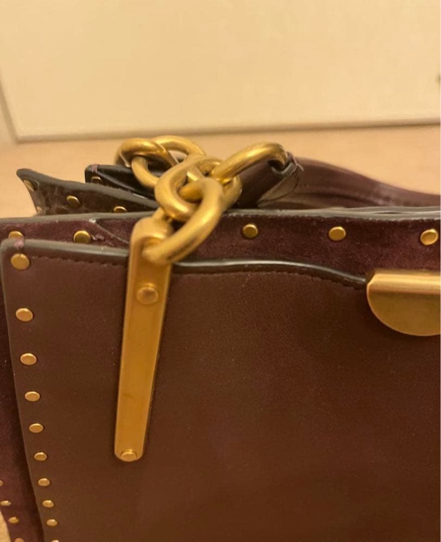 ⭐︎ syouta⭐︎COACH ドリーマー ウィズ リベット ハンドバッグ