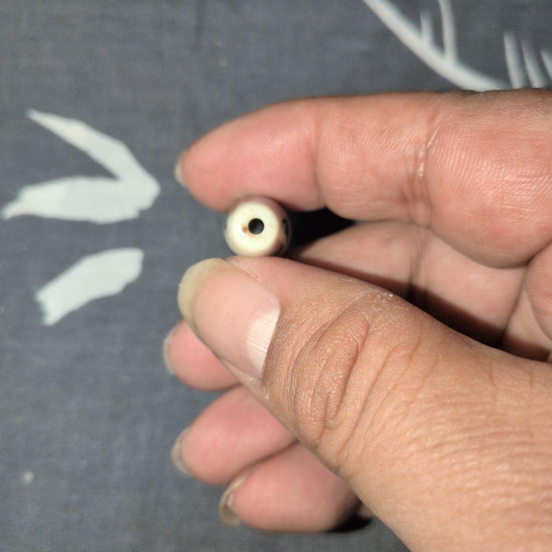 超希少高級　至純　白地　黒皇帝龍天珠 至純　白龍天珠　セット売り