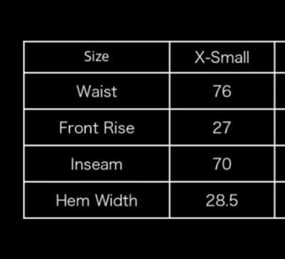 希少サイズ double knee pants