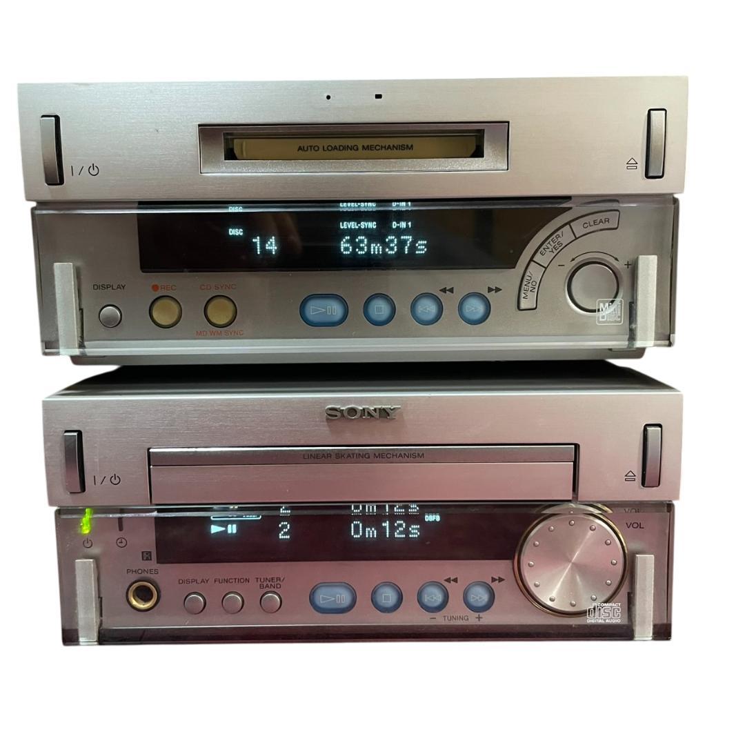 【送料無料】SONY SS-CSD1＋MDS-SD1 セット 動作品 リモコン付