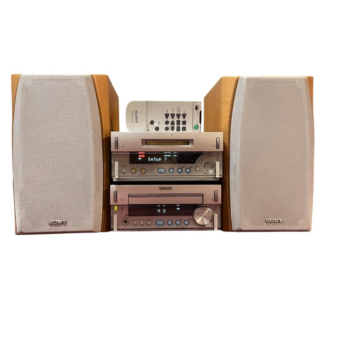 【送料無料】SONY SS-CSD1＋MDS-SD1 セット 動作品 リモコン付