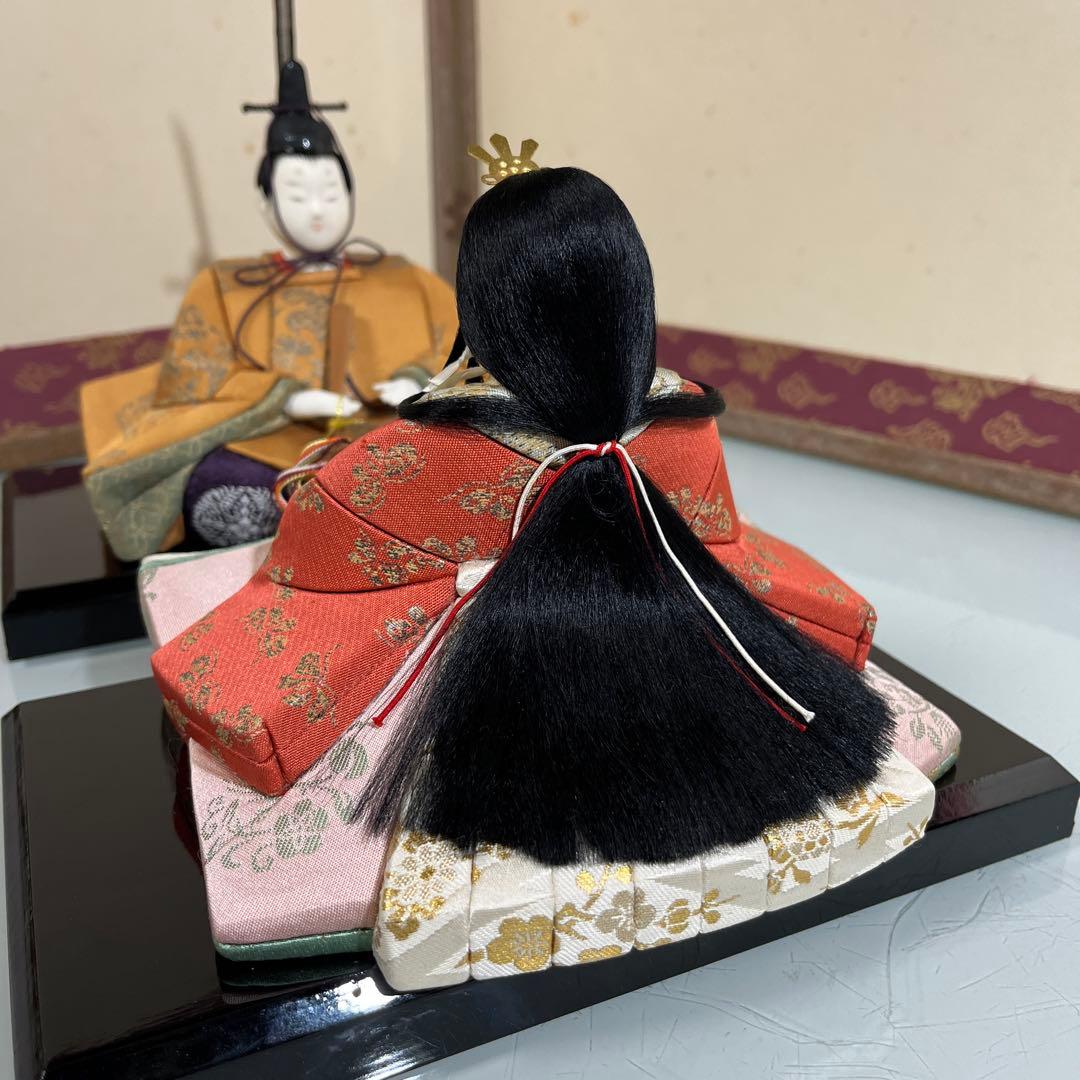 親王飾り　お雛様　木目込