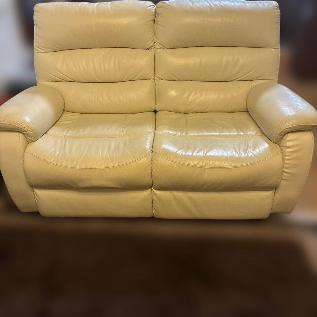 ニトリ2Pソファビリーバー2 IV ホンガワ　アイボリー