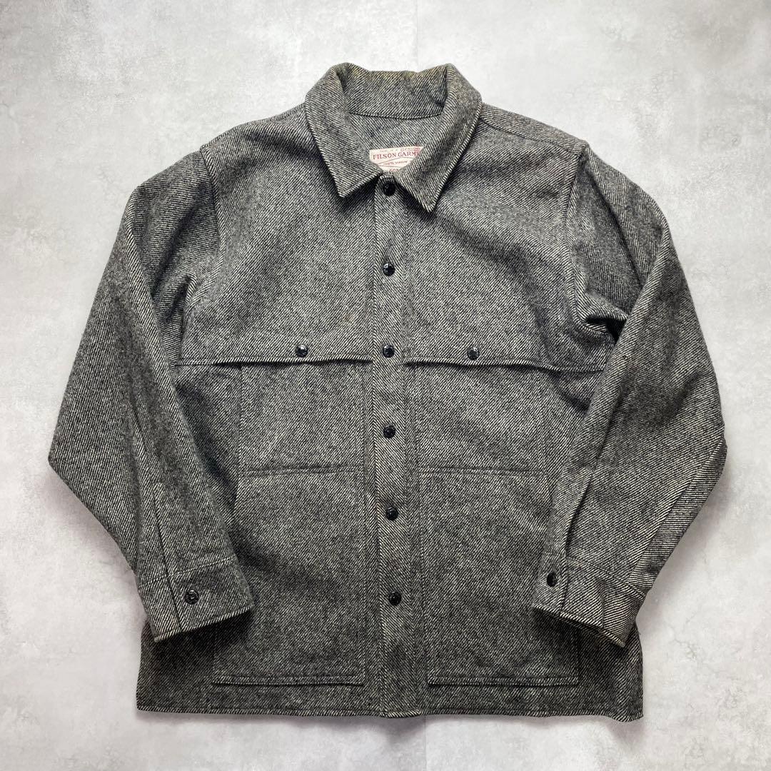 FILSON ダブルマッキーノクルーザー ヴァージンウール USA製 グレー