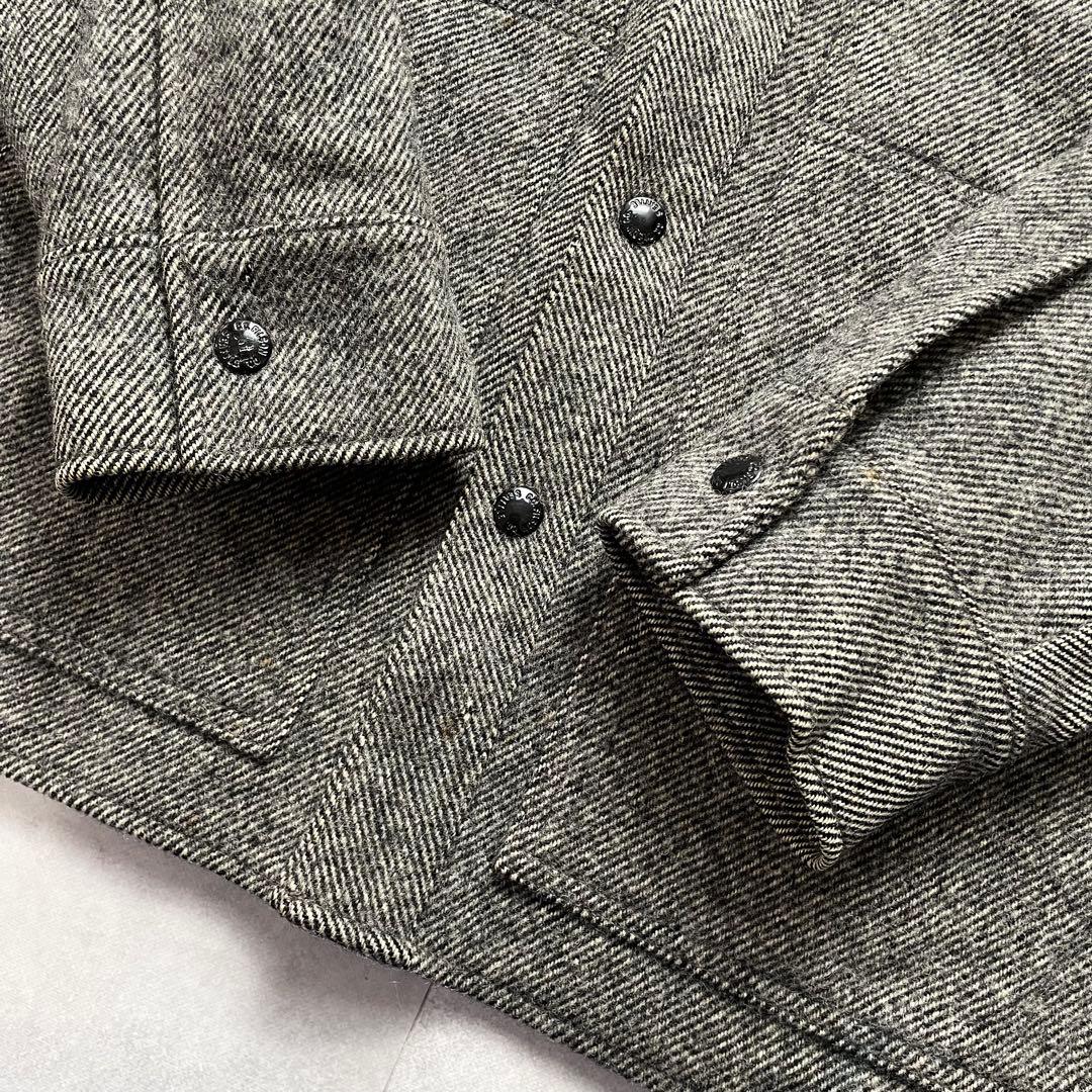 FILSON ダブルマッキーノクルーザー ヴァージンウール USA製 グレー