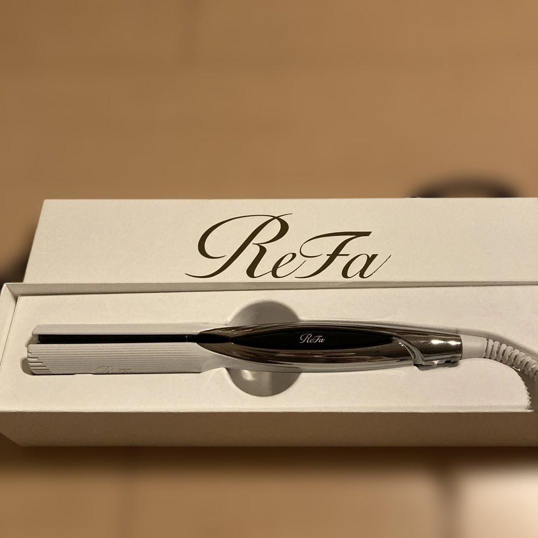 美品ReFa ストレートヘアアイロン ホワイト　リファ