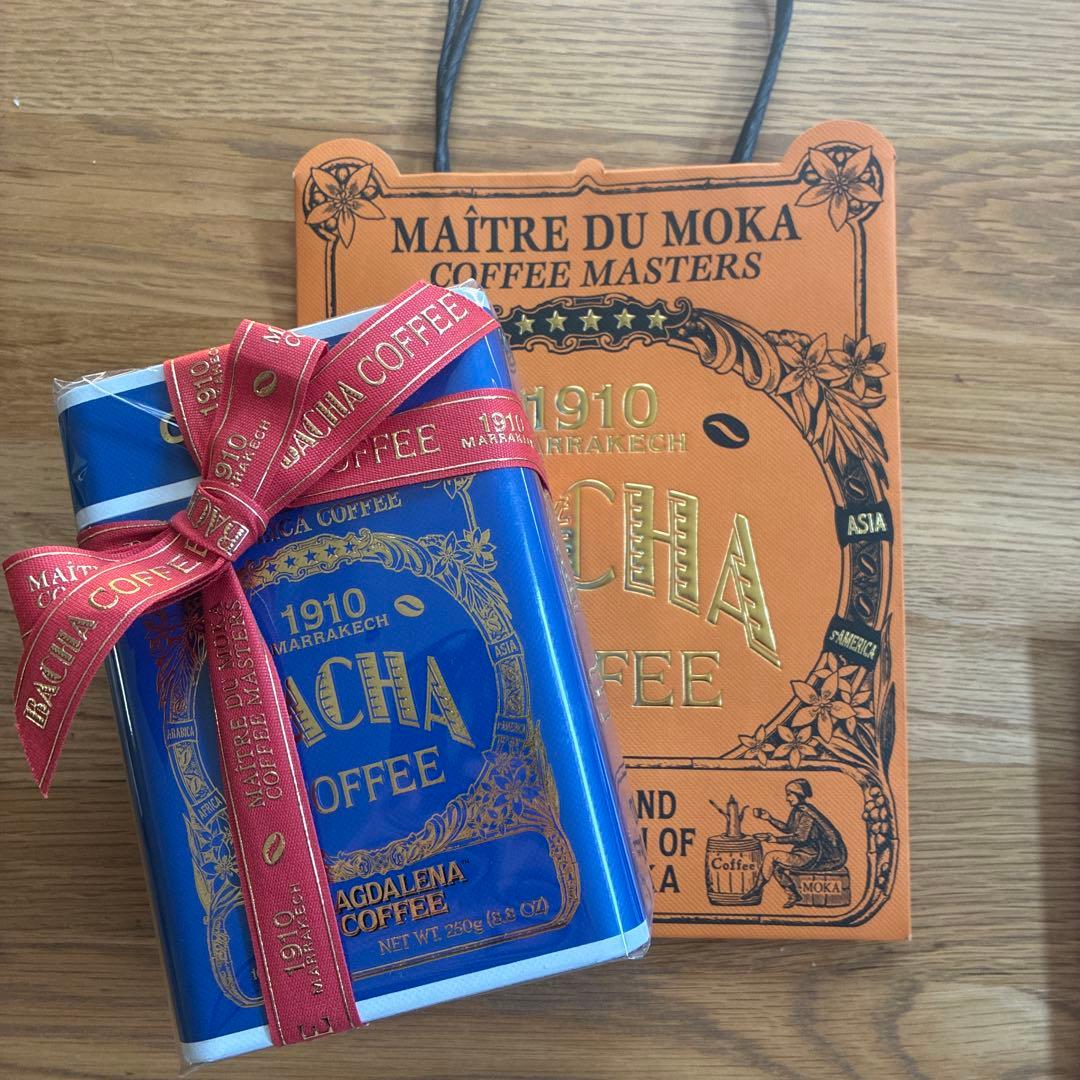 【新品】Bacha Coffee ブルーダニューブ コーヒ250gショッパー付