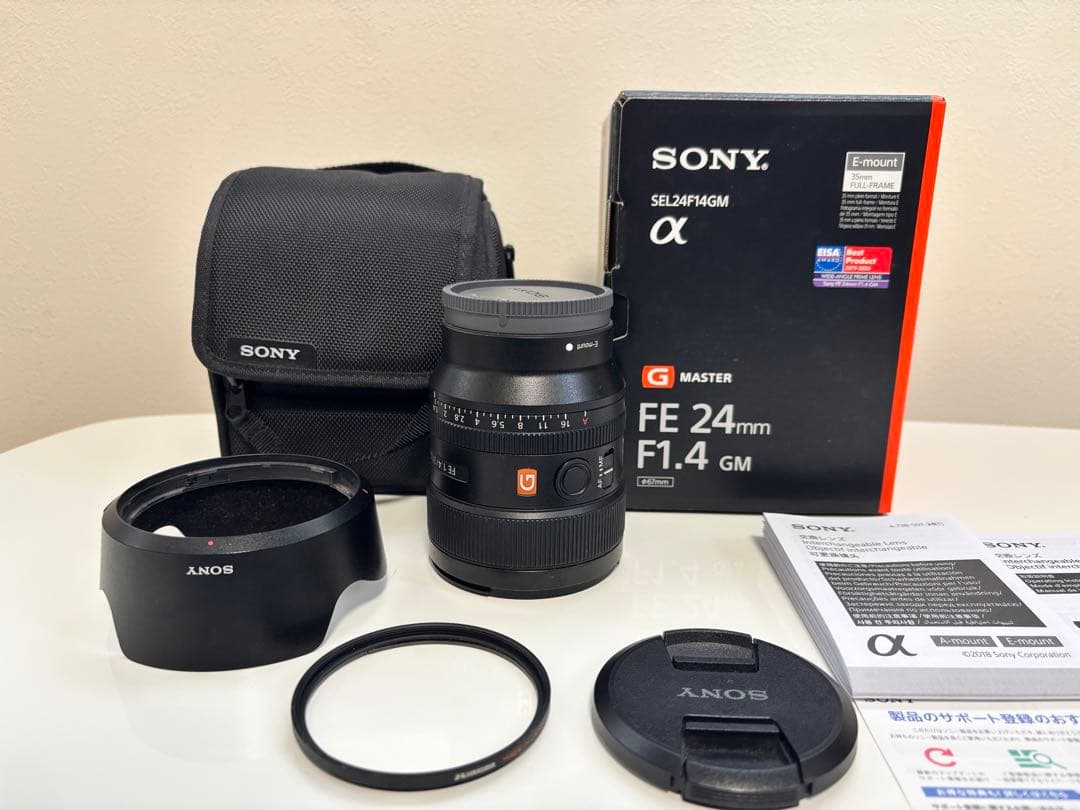 Sony FE 24mm F1.4 GM レンズ 本体