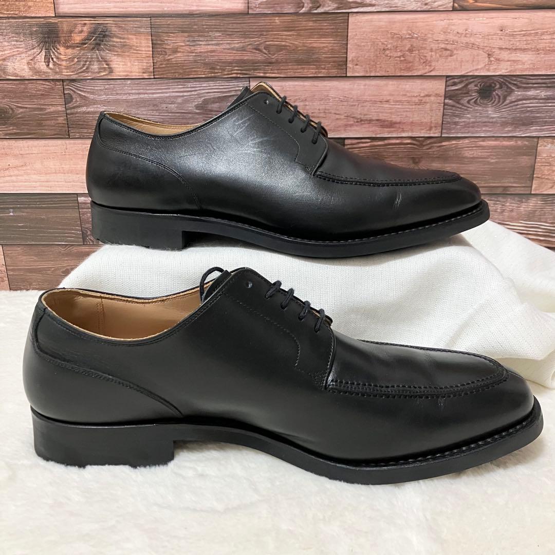 未使用級 SCOTCH GRAIN ビジネス シューズ 革靴 25.5EEE 黒