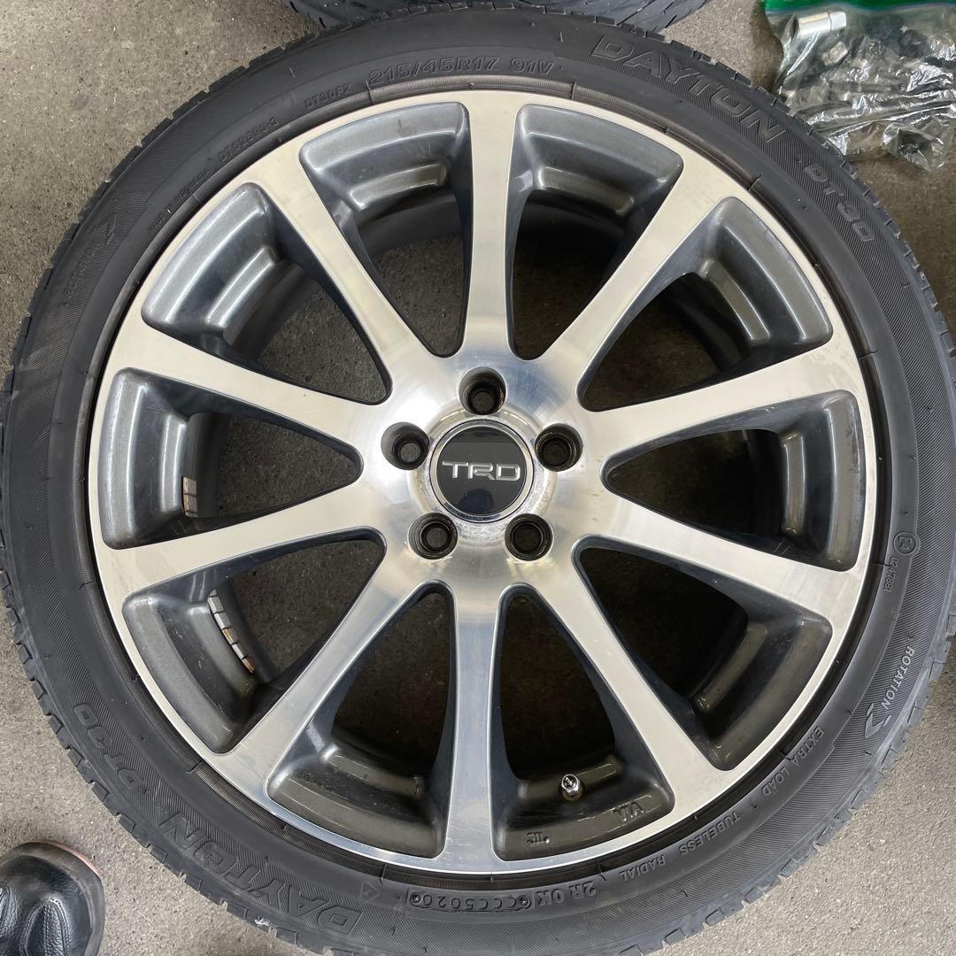 TRD 17インチ ホイールセット　プリウス