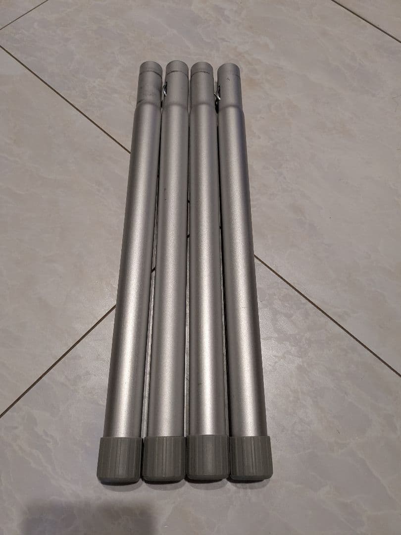 フィールドア アウトドアテーブル 折りたたみ ベンチ 2脚 セット 中古