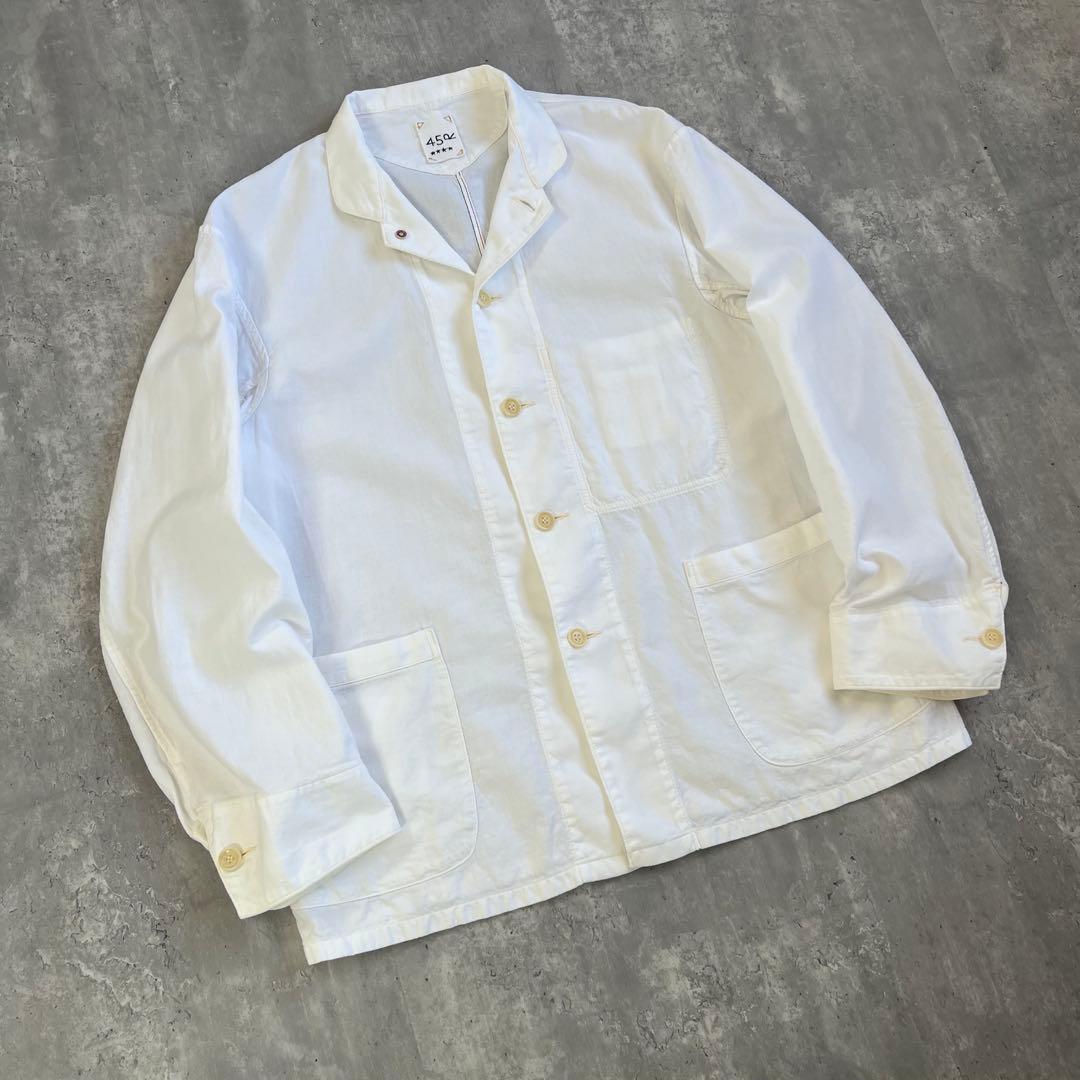 美品　45R　フォーティファイブアール　803　ワッシャー　シャツジャケット　4