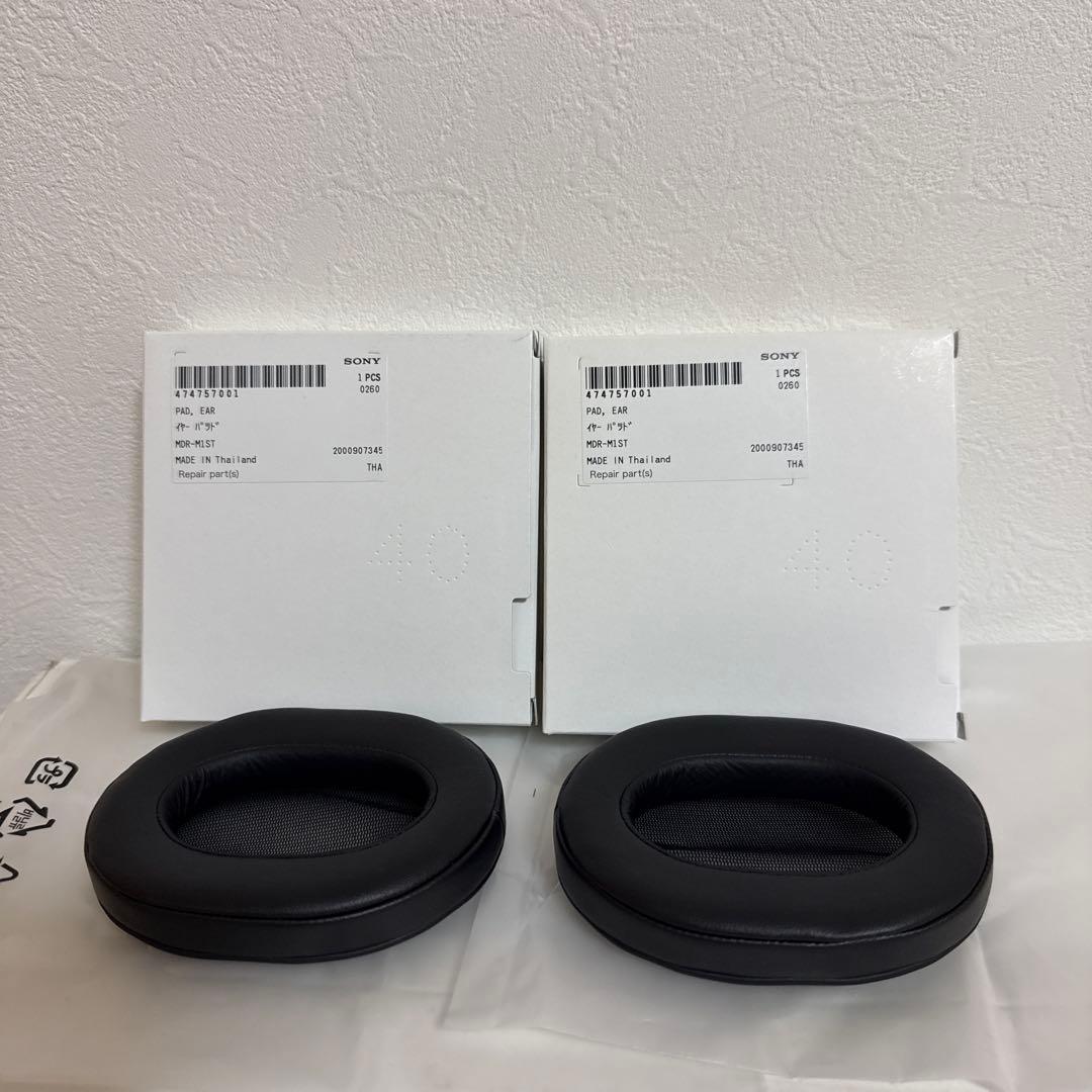 SONY ソニー MDR-M1ST 有線ヘッドホン 交換用イヤーパッド2個付き