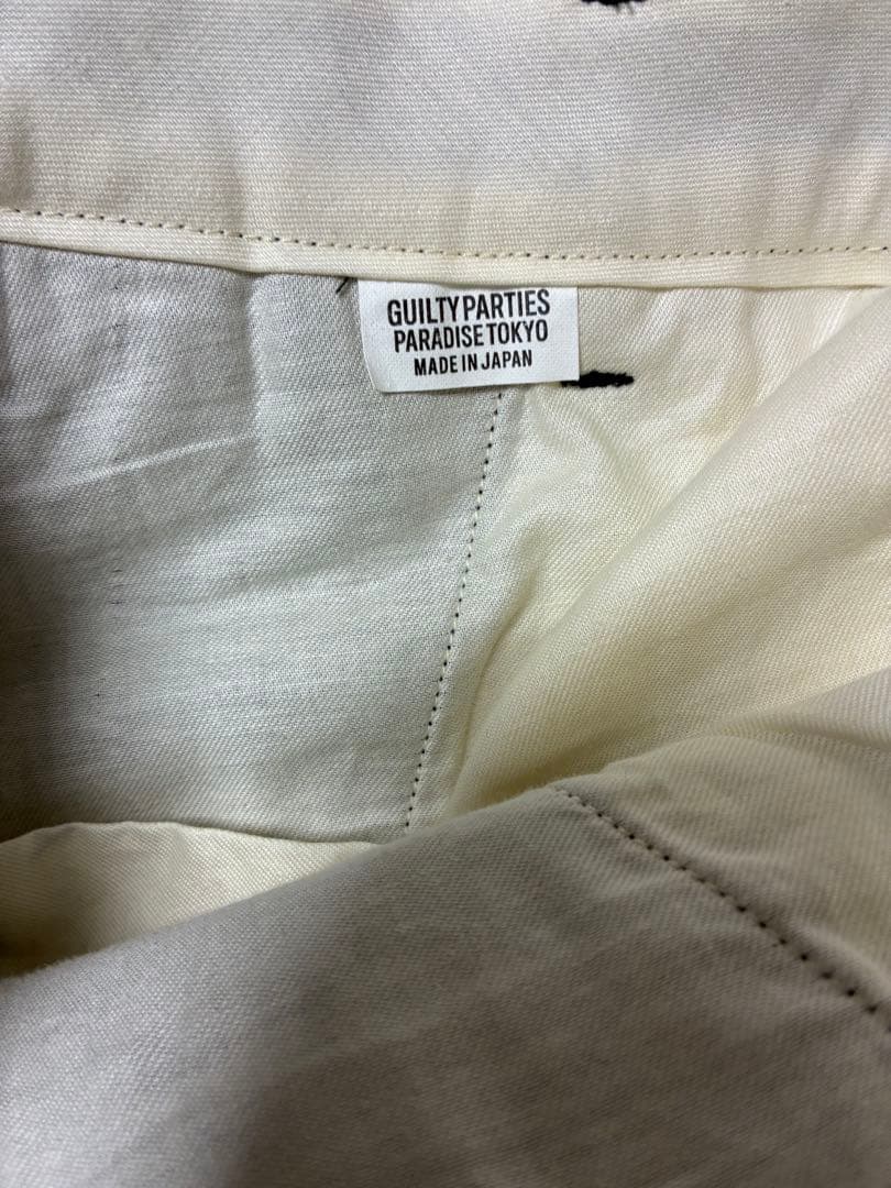 スーツ WACKOMARIA DOUBLE PLEATED CHINO TROUSERS