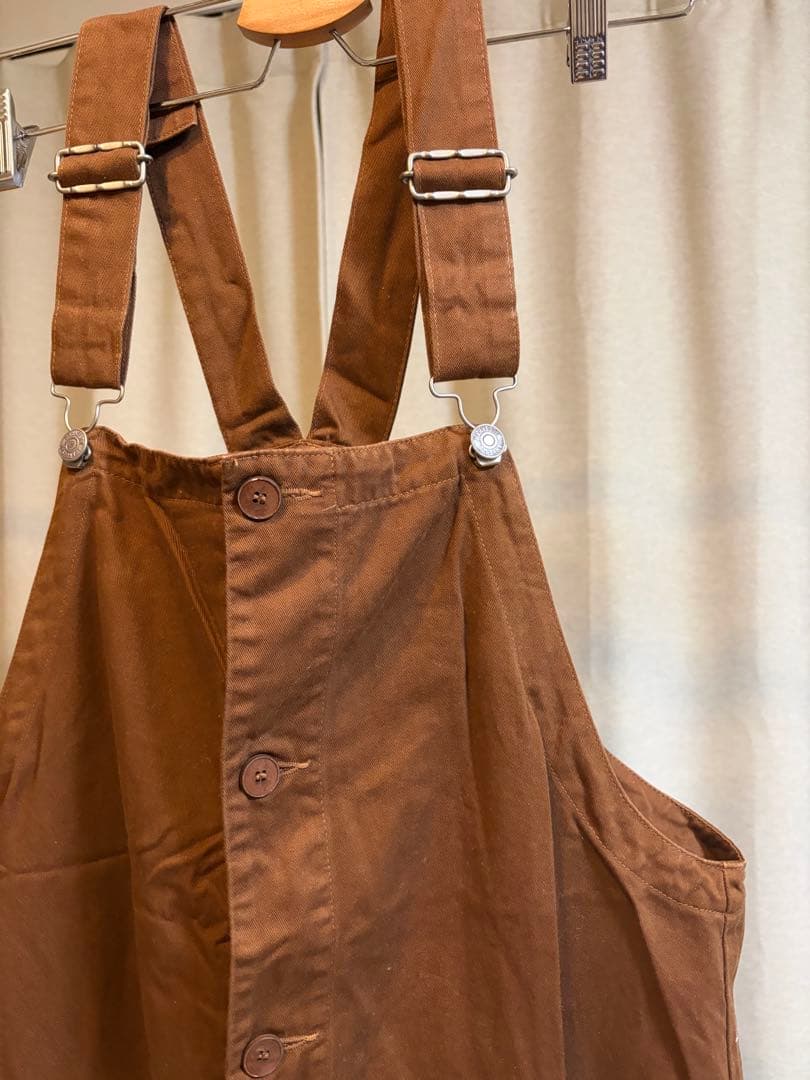 【美品】 ハーベスティー　オーバーオール　ブラウン　サイズ2 harvesty
