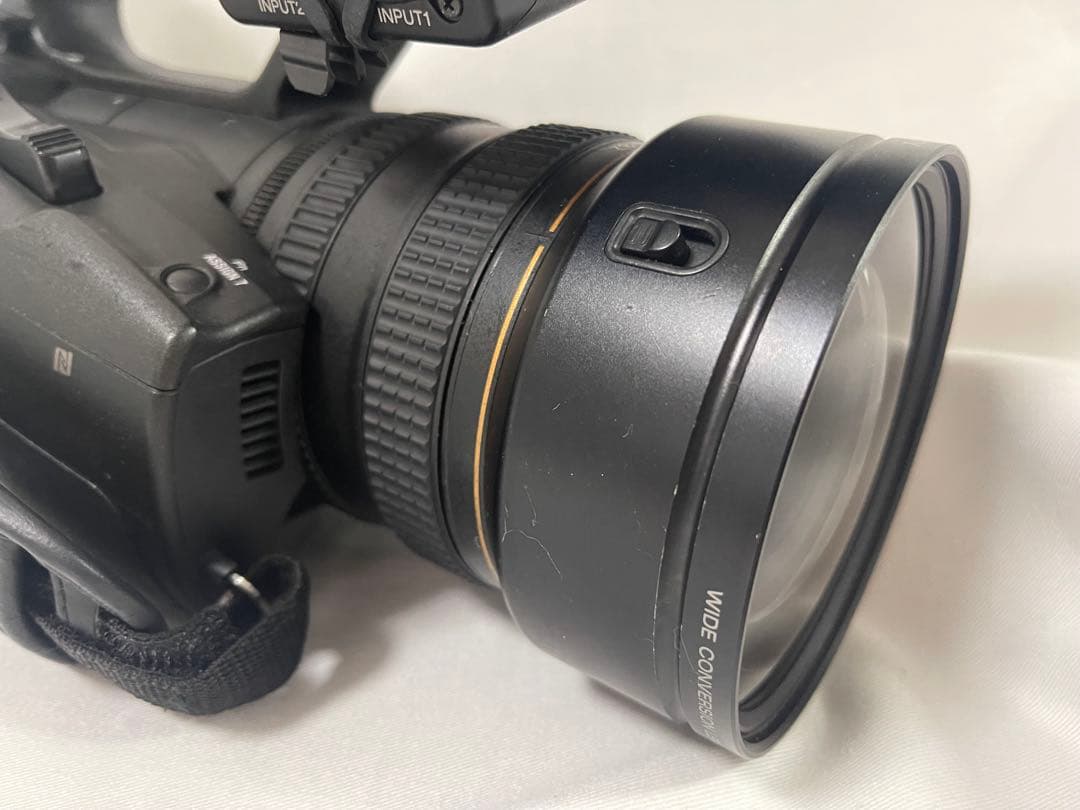SONY NX5R 業務用ビデオカメラSONY ワイドコンバージョンレンズ 付き