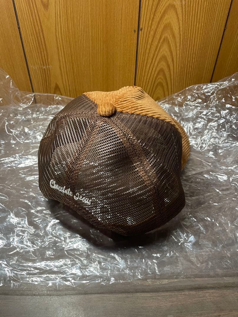 [新品]A&W chocolate Jesus コーデュロイ　メッシュキャップ