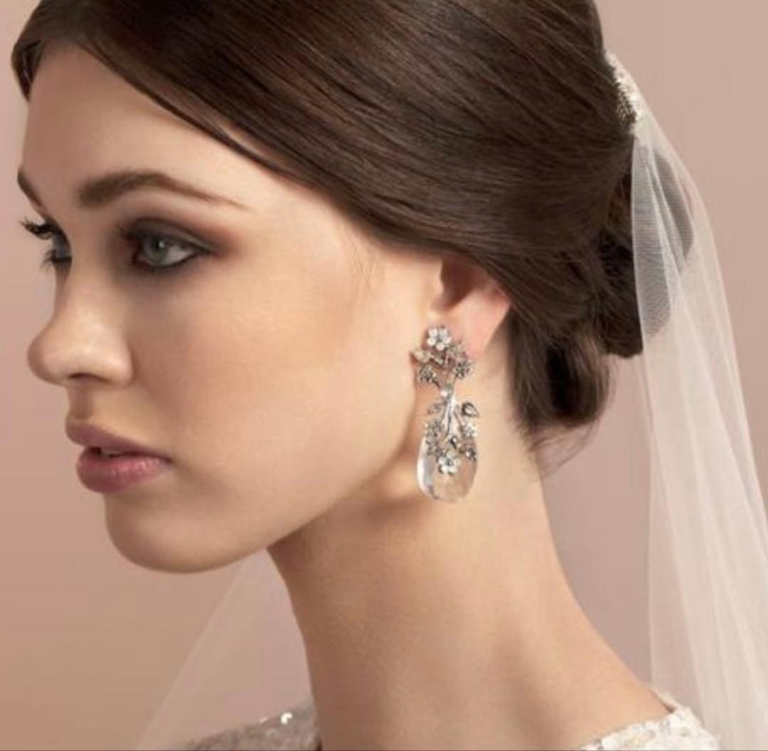 お*ゆ様 エリザベスバウアー　sakura dew dropピアス