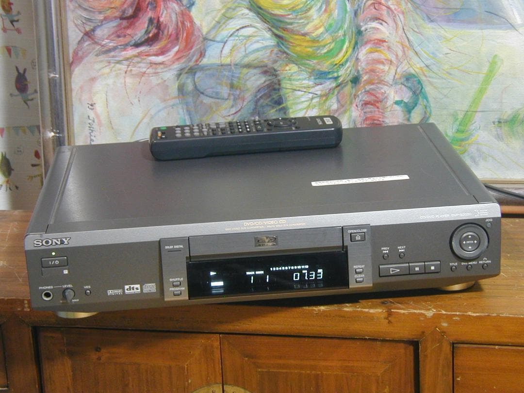 ★SONY、DVP-S303D、DVD.CDプレーヤー定価60000円　動作良好