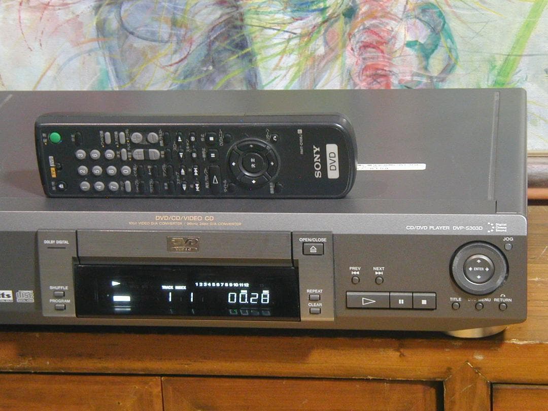 ★SONY、DVP-S303D、DVD.CDプレーヤー定価60000円　動作良好