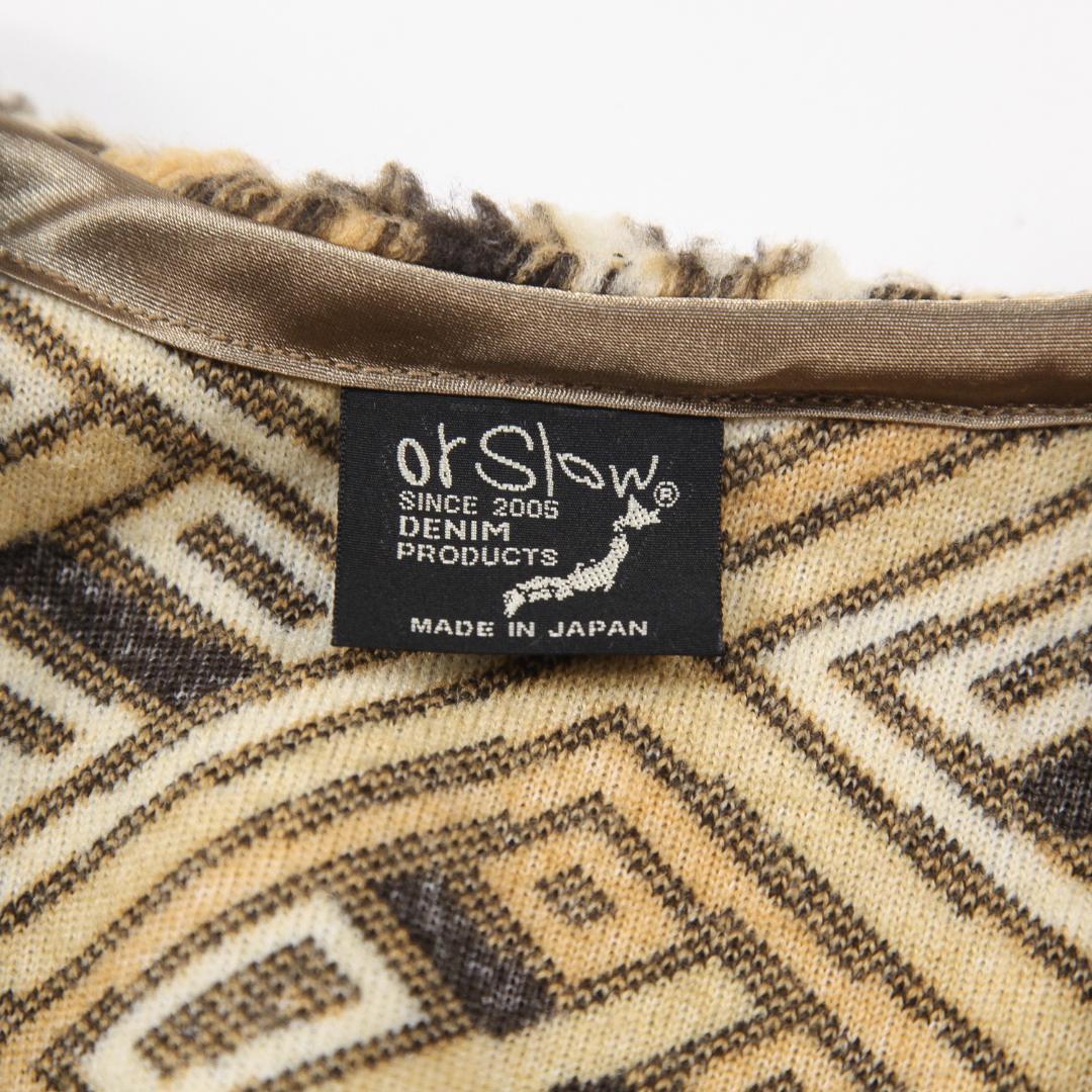 極美品 orSlow IMA:ZINE 仲津3 KUBA FLEECE VEST