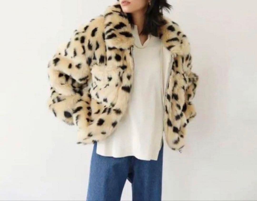 美品✨Sea Room Lynn レオパード ファーコート