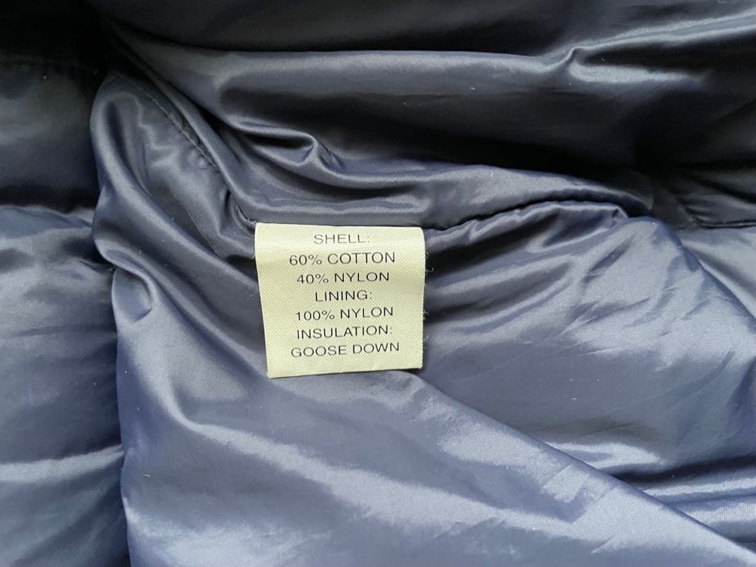 Crescent Down Works イタリアン ダウンベスト 60/40 L