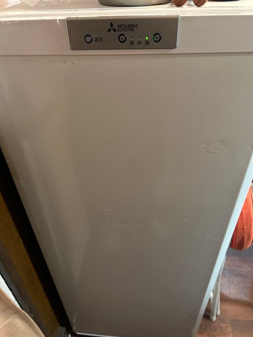 Mitsubishi 冷凍庫三菱MF-U12K-Wホワイト取扱説明書・保証書付き