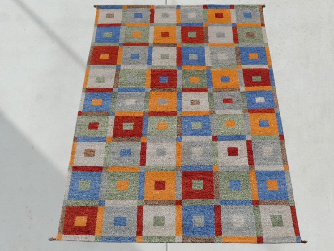 ●BLACKFRIDAY●　242×172cm　ギャッベ　絨毯　手織り