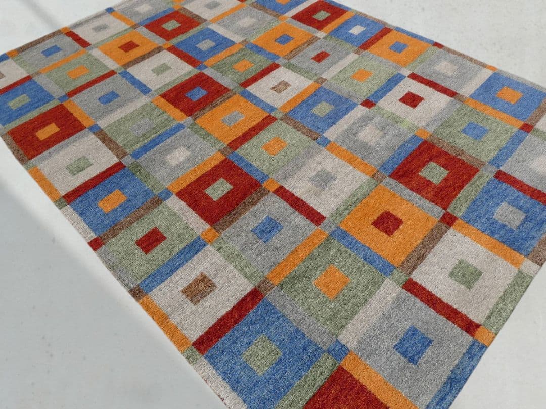 ●BLACKFRIDAY●　242×172cm　ギャッベ　絨毯　手織り