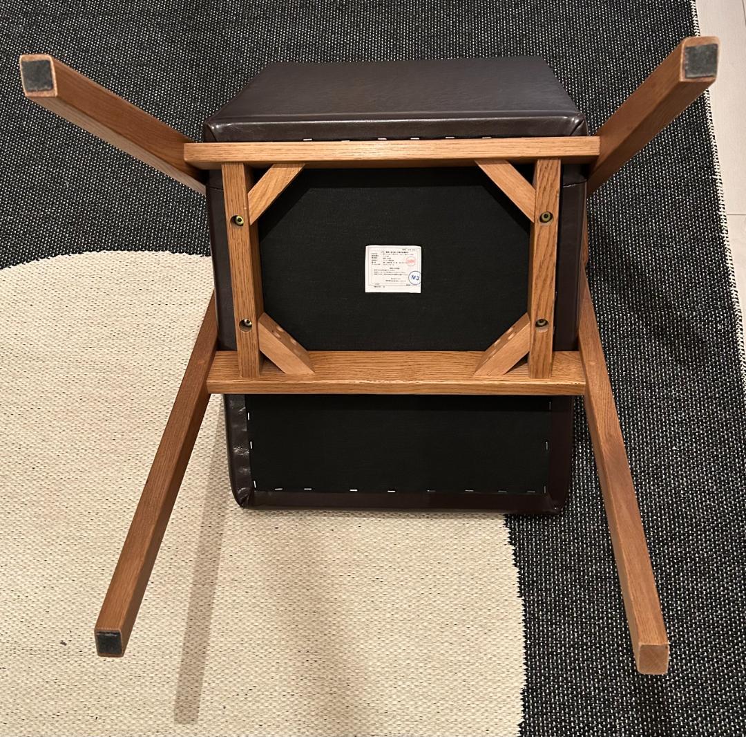 しろしろくま_unico　DALE(デール)　アームチェア　ダークブラウン