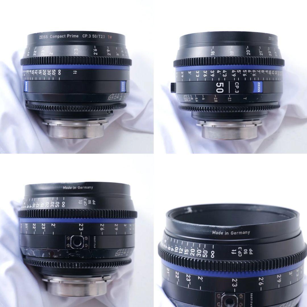 Zeiss CP.3 cp3 50mm T2.1 PL EF シネマレンズ