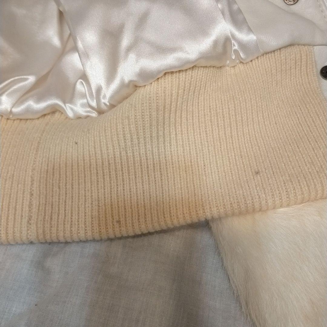 バーバリーブルーレーベル　ラビットファー　ジャケット