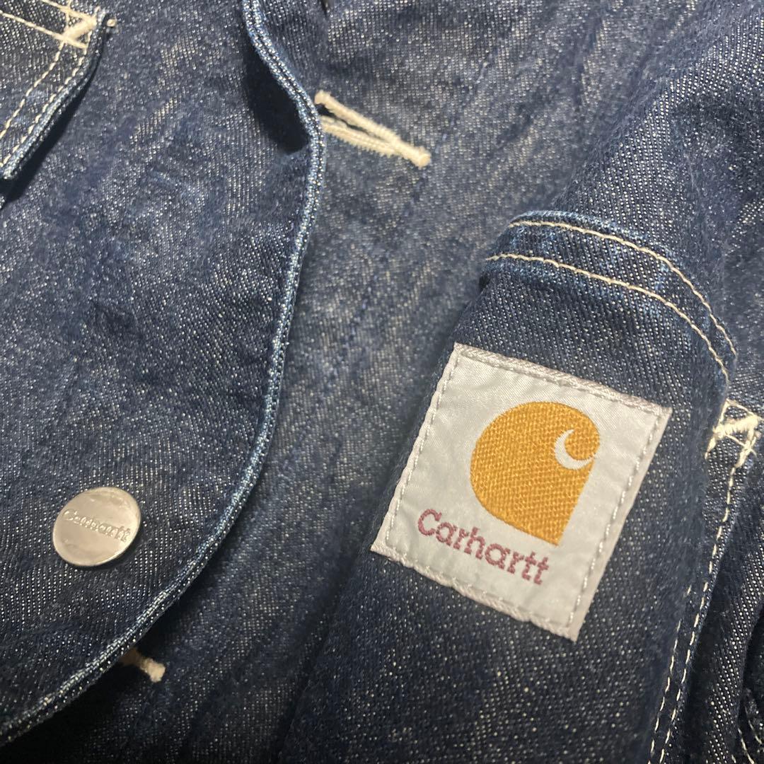 u*a様 90's Carharttデニム濃紺カバーオール　¥21999→現