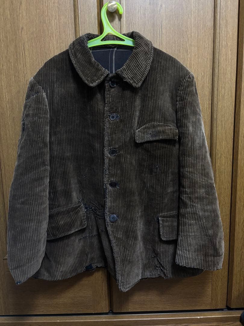 40s ビンテージフレンチダミアンコーデュロイジャケット