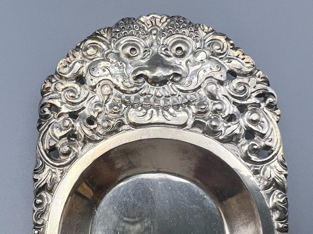 銀製品 UD800 DELUXE ナイフ プレート 聖獣バロン彫 インドネシア