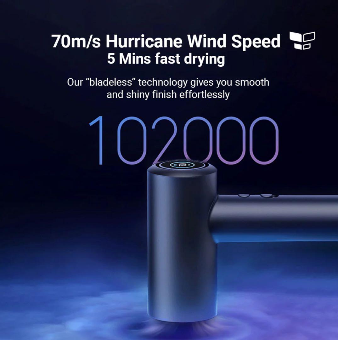 Xiaomi Mi Water ionicヘアドライヤーH700コンパクトサイズ