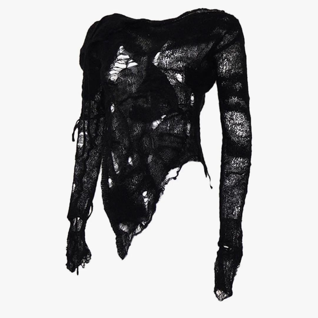 トップス theredtghread S knit fit top cocoon