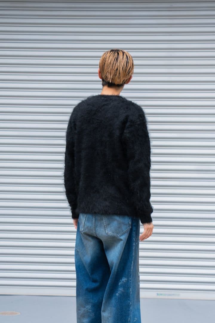 トップス stein CASHMERE SHAGGY KNIT CREW NECK LS