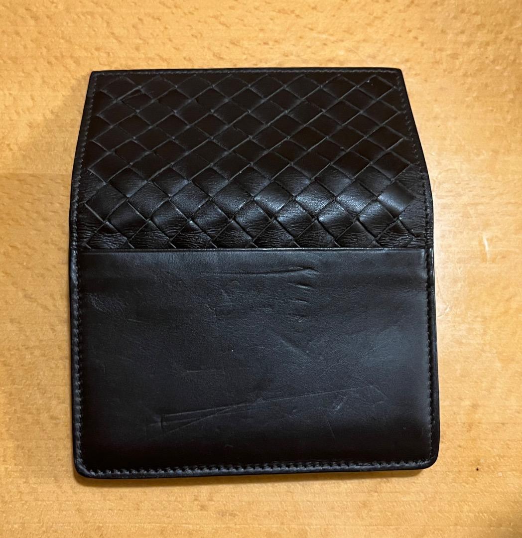BOTTEGA VENETA イントレチャート名刺入れ　ダークブラウン？　箱無し