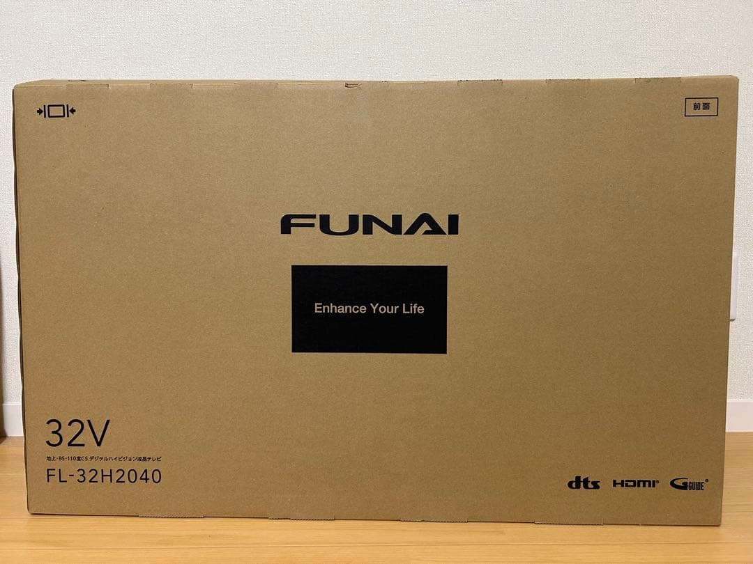 funai フナイ 32型 テレビ FL-32H2040　21年製